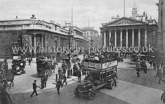Bank of England, London, c.1908.